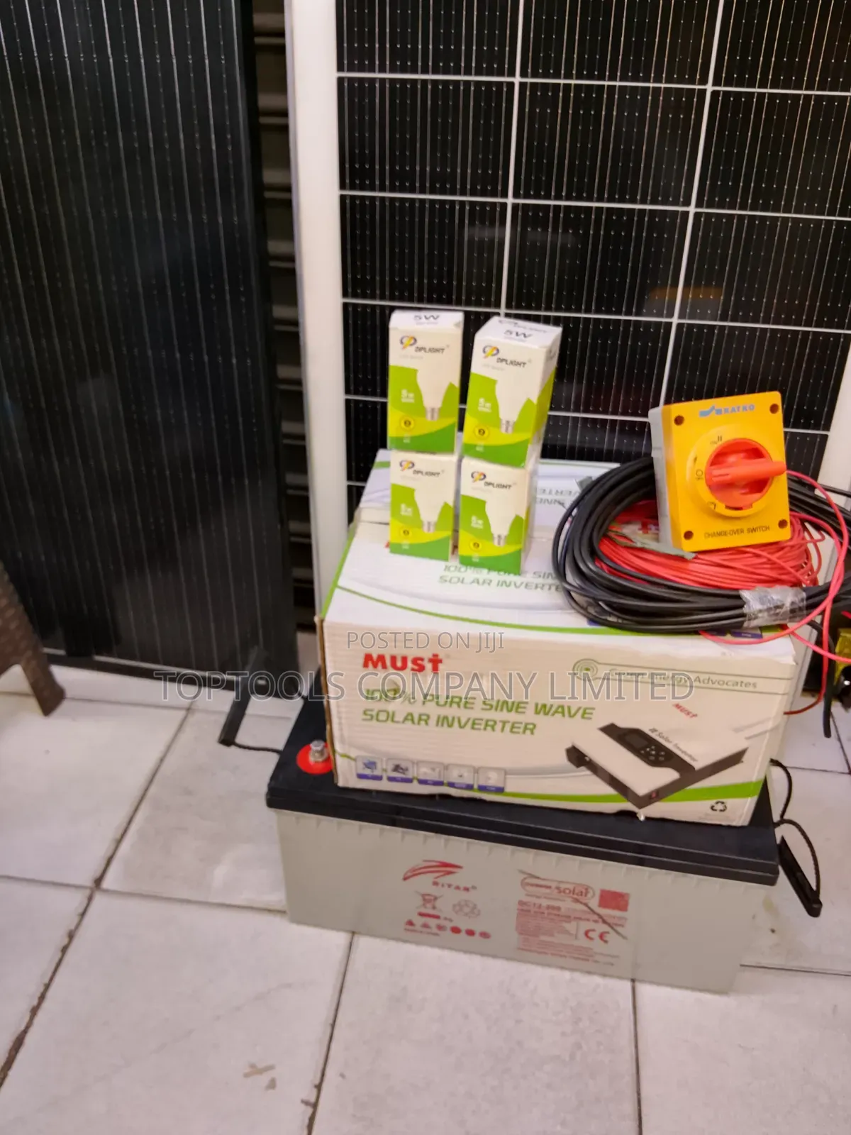 Must 1.5kva Solar System Kit With 200ah Battery