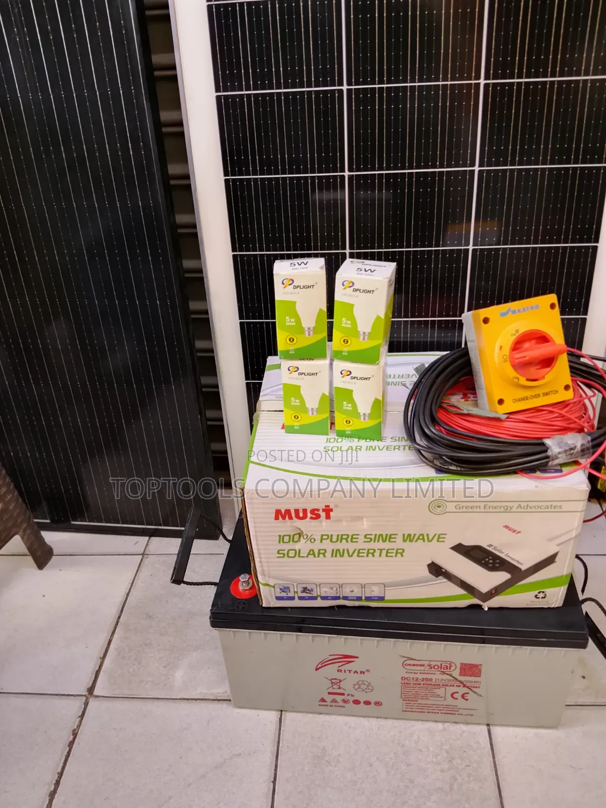 Must 1.5kva Solar System Kit With 200ah Battery