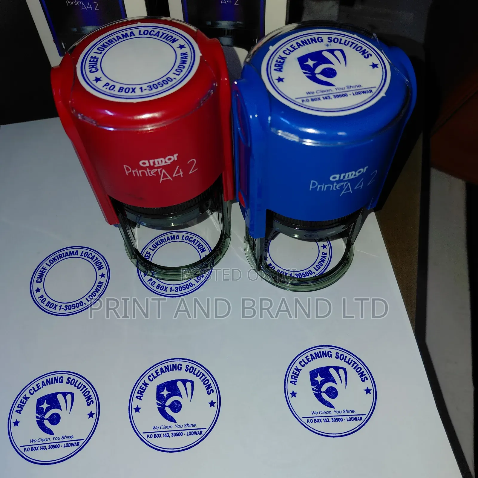 CUSTOM RUBBER STAMPS – FROM