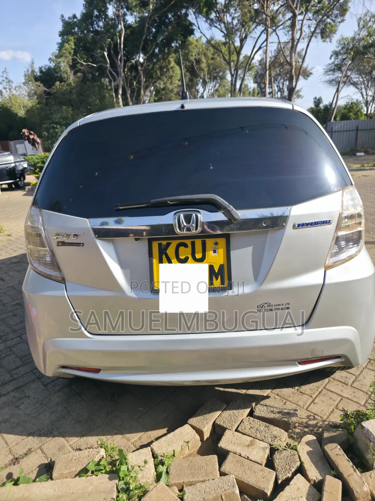 Honda Fit Automatic 2012 Silver