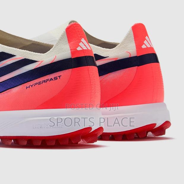 F50 Hyperfast "Chaos vs Control" - White Edition Laceless AG Shoes - thumbnail 2
