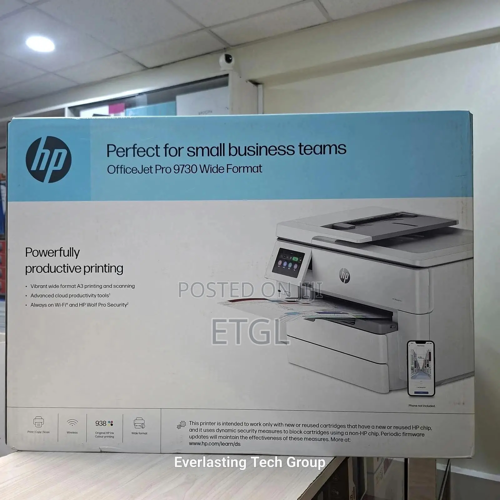 HP Officejet Pro 9730 Wide Format All-in-One Printer