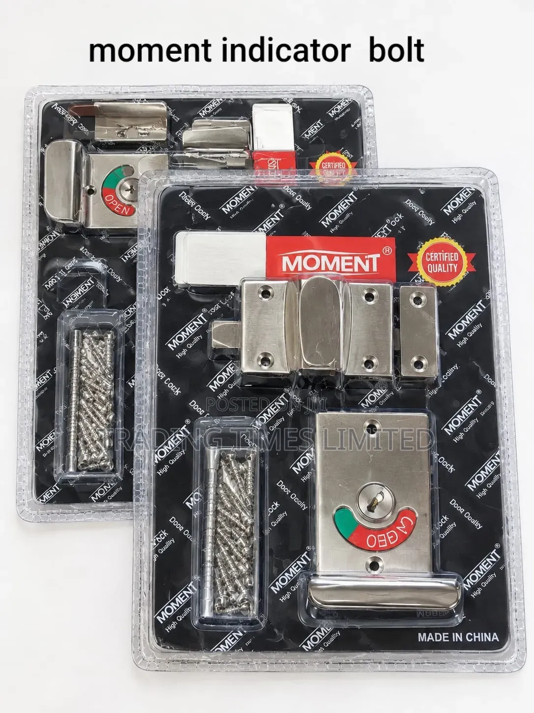 Moment Indicator Bolt / Lock