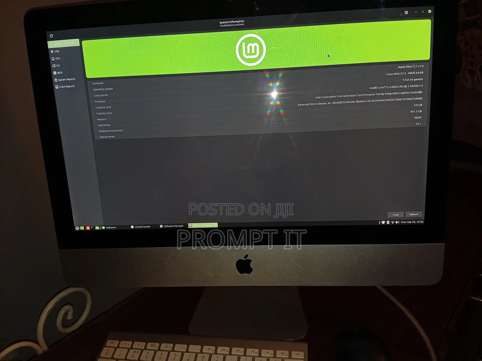 Desktop Computer Apple iMac 4GB Intel Core i5 SSHD (Hybrid) 500GB