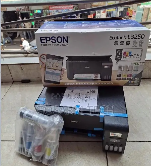L3250 Ecotank EPSON Printer All in One Wireless Wifi Connection