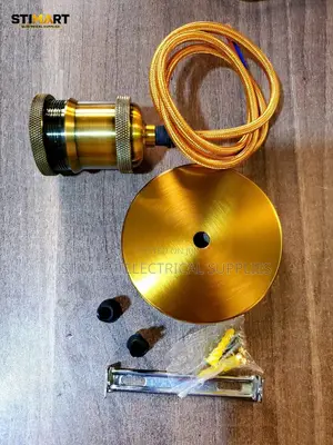Gold Finish Pendant Lamp Holder