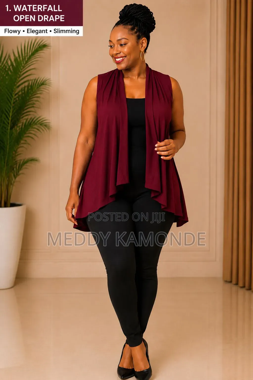 Elegant Waterfall Tops