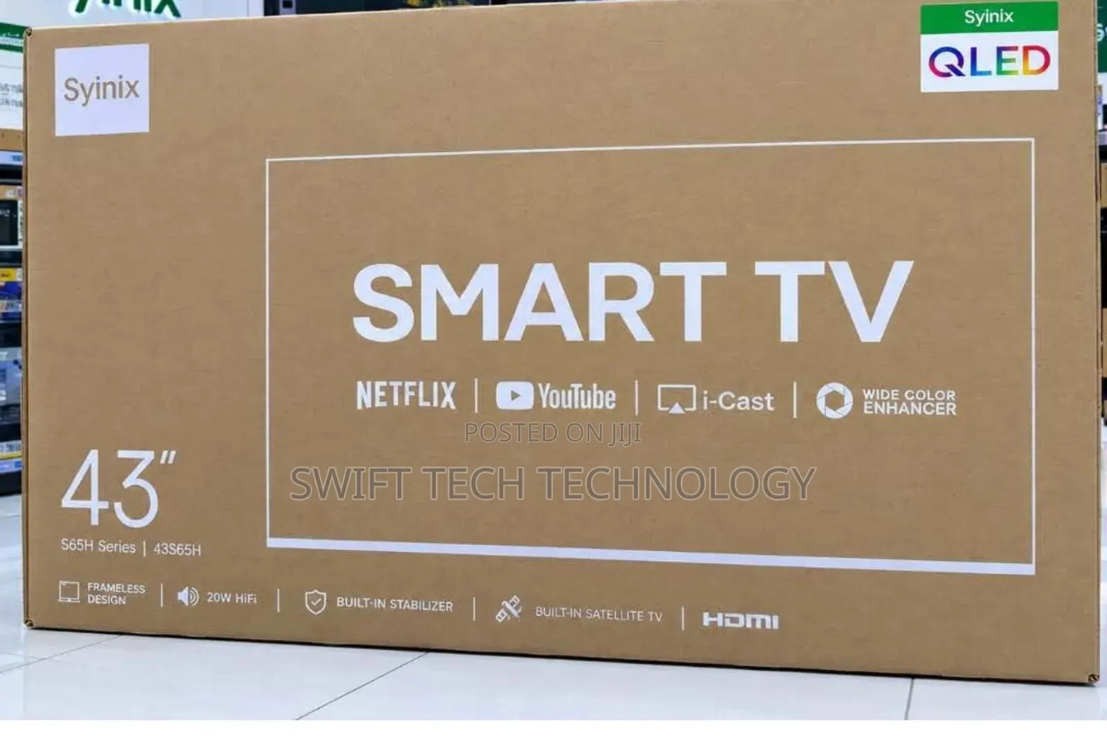 Synix 43 Inch QLED Smart Android TV