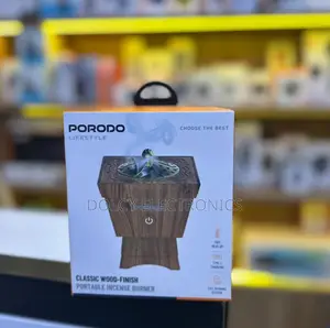 Porodo Lifestyle Classic Wood -Finish Portable Incense Burner