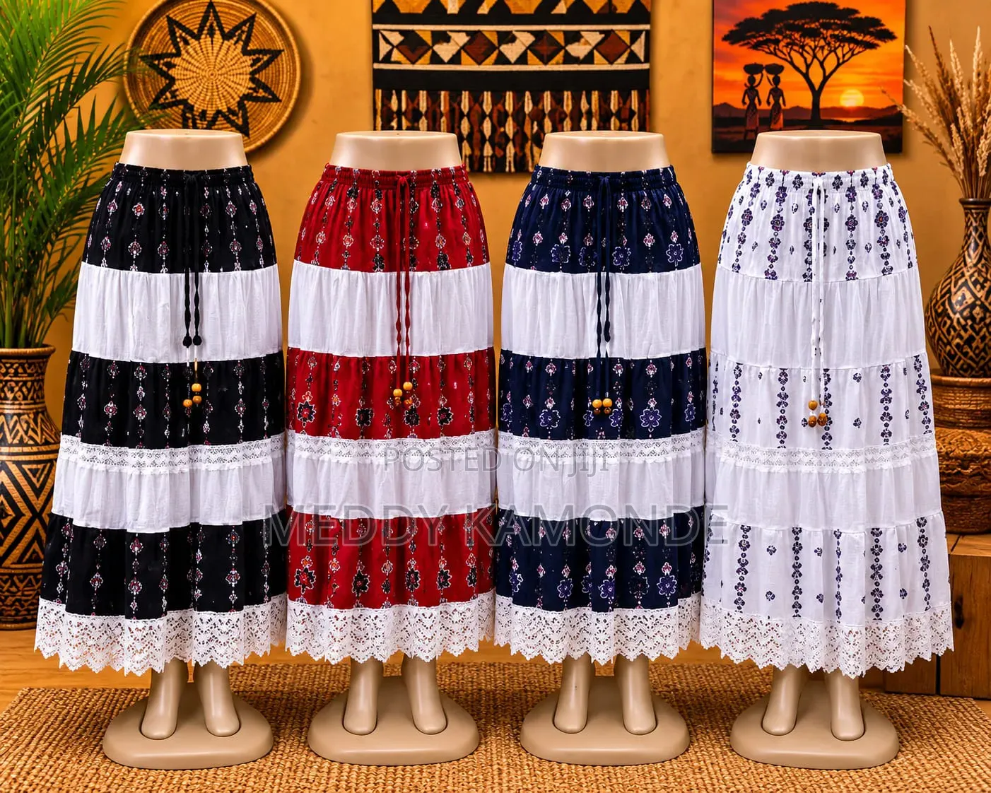 African Long Skirt