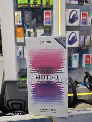 New Infinix Hot 70 128 GB Black