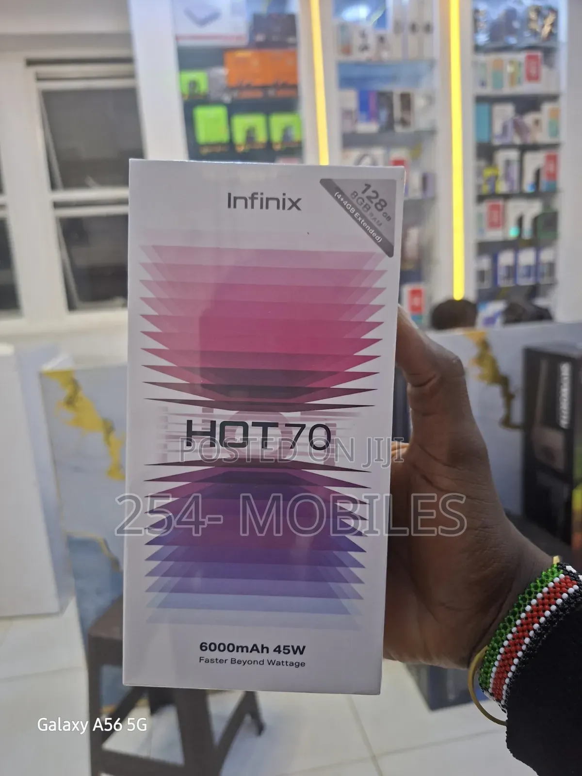 New Infinix Hot 70 128 GB Black
