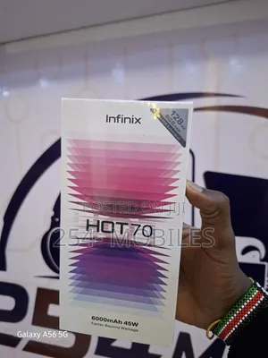 New Infinix Hot 70 128 GB Black