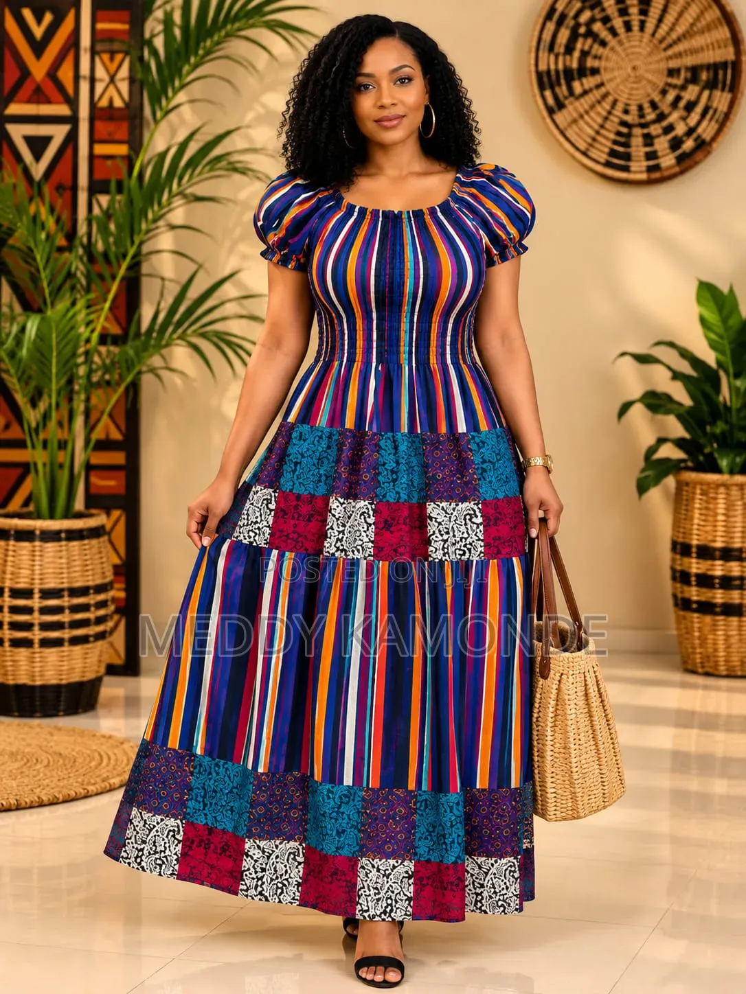 Elegant Long Maxi African Dress