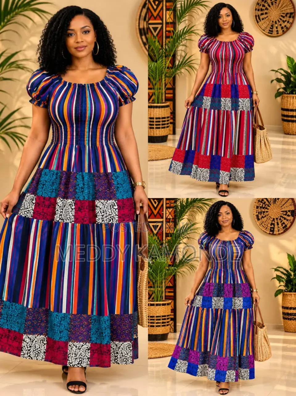 Elegant Long Maxi African Dress