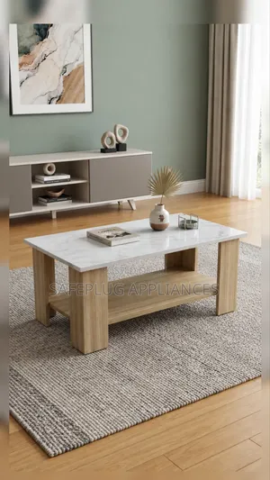 Luxury Marble Top Coffee Table – Modern Home Office Furniture