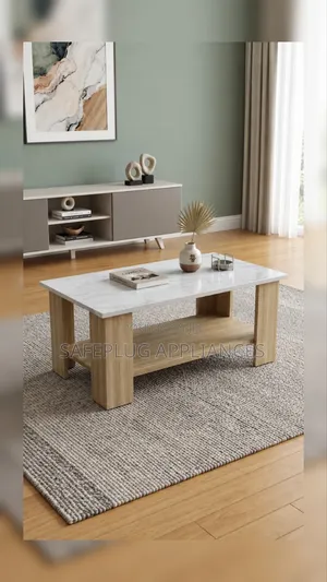 Executive Marble Coffee Table – Stylish Durable Center Table