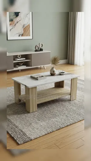 Modern Marble Coffee Table – Elegant Living Room Center Table