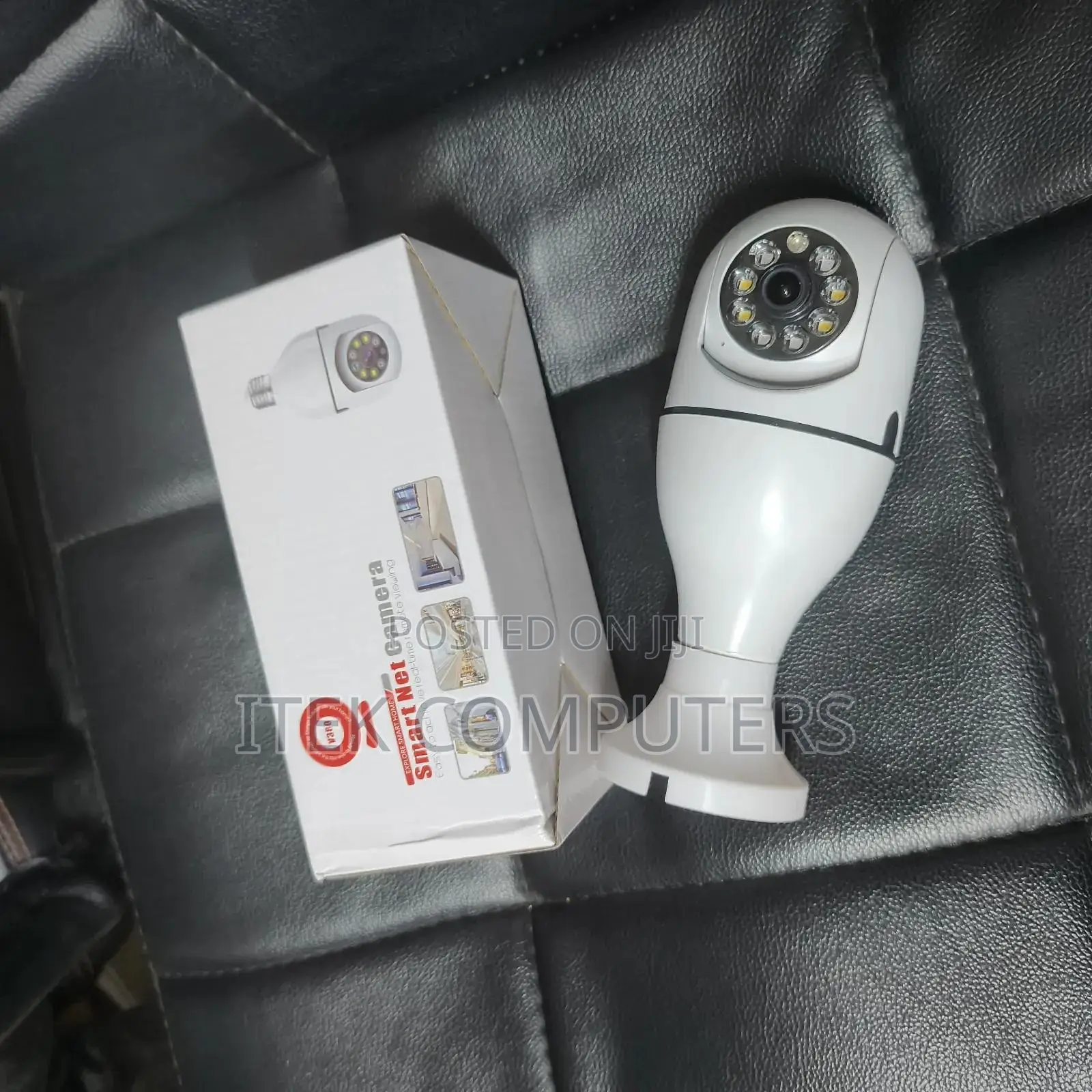 Wireless V380 Bulb PTZ CCTV Camera With Dual Lens