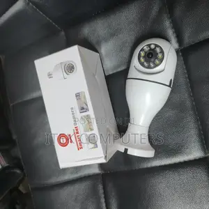 Wireless V380 Bulb PTZ CCTV Camera With Dual Lens