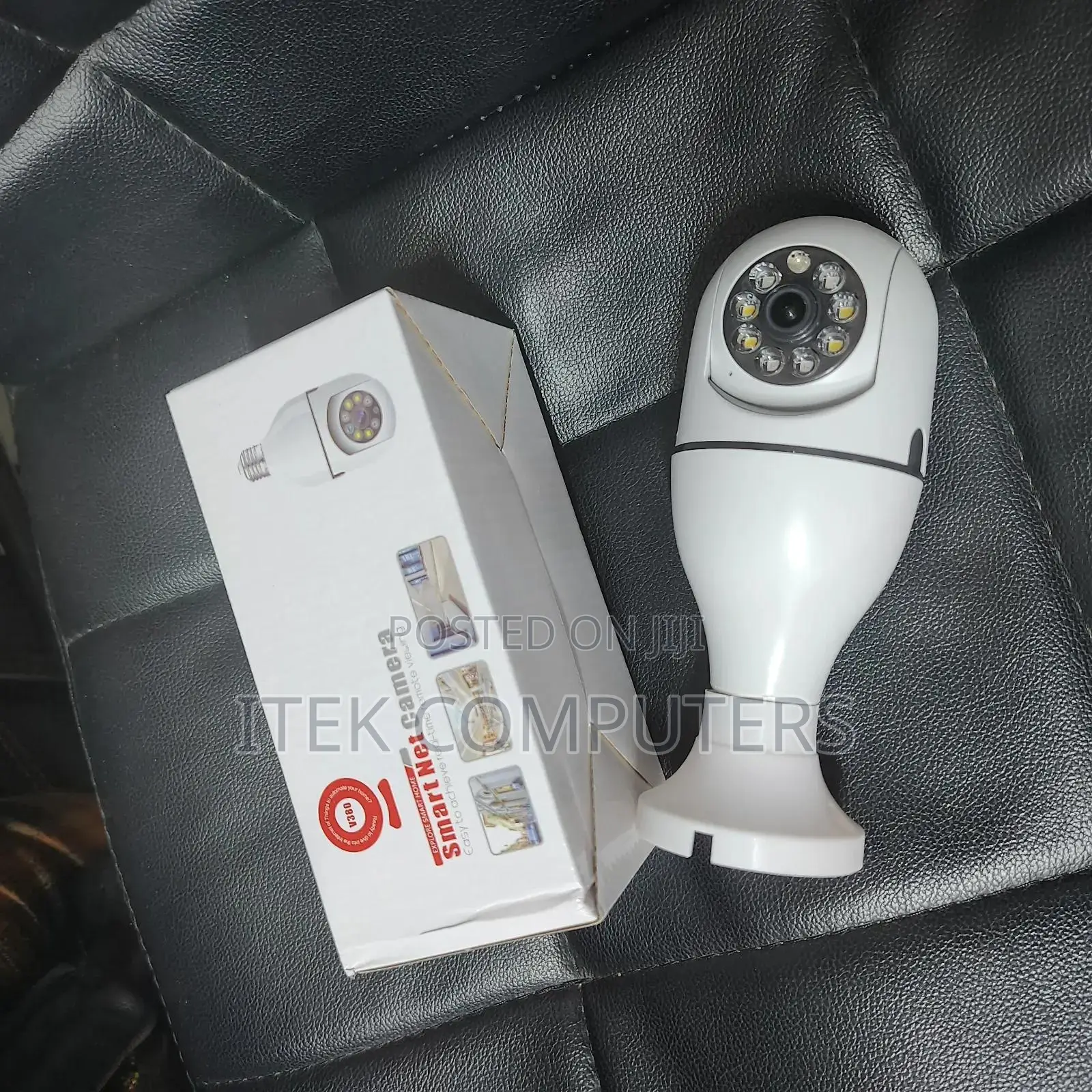 Wireless V380 Bulb PTZ CCTV Camera With Dual Lens