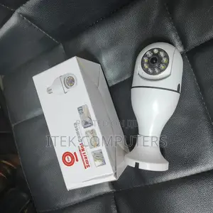 Wireless V380 Bulb PTZ CCTV Camera With Dual Lens