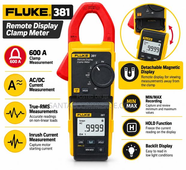 Fluke 381 Remote Display Clamp Meter - main view