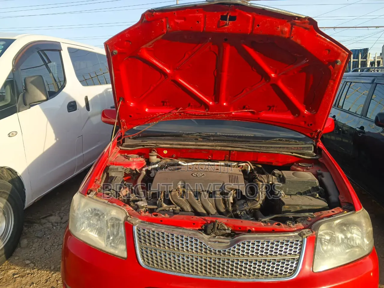 Toyota Corolla Fielder 2007 Red