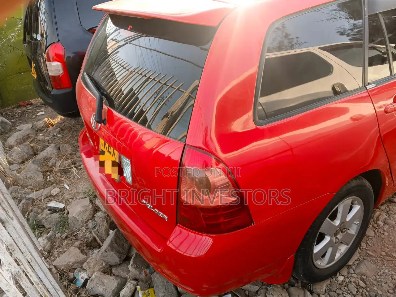Toyota Corolla Fielder 2007 Red