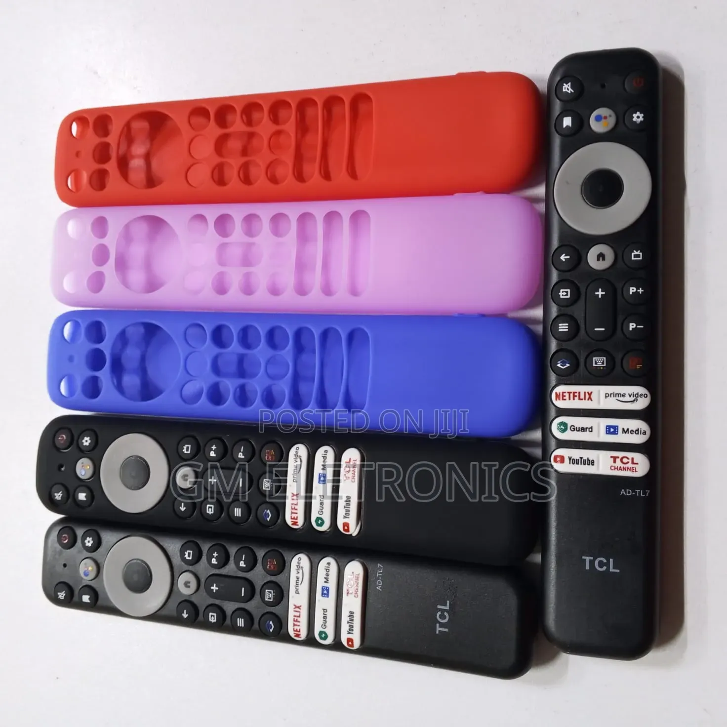 TCL Smart TV Remote Control With Closed Remote Cover-Different Colours