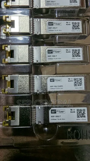 The H!Fiber 10Gb SFP+ RJ45 Transceiver for Cisco/ Microtik ETC