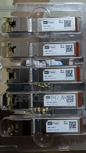 The H!Fiber 10Gb SFP+ RJ45 Transceiver for Cisco/ Microtik ETC