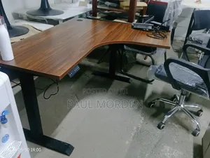 L Shaped Office Electrical Table /Desk 1.4m