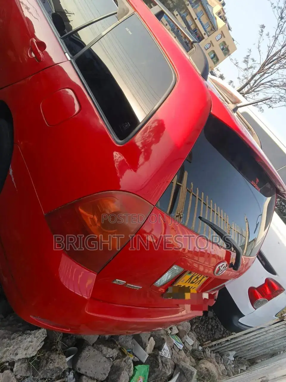 Toyota Corolla Fielder 2007 Red