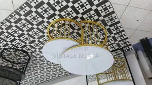 ​Quality 2in1 Gold Metal Nesting Tables