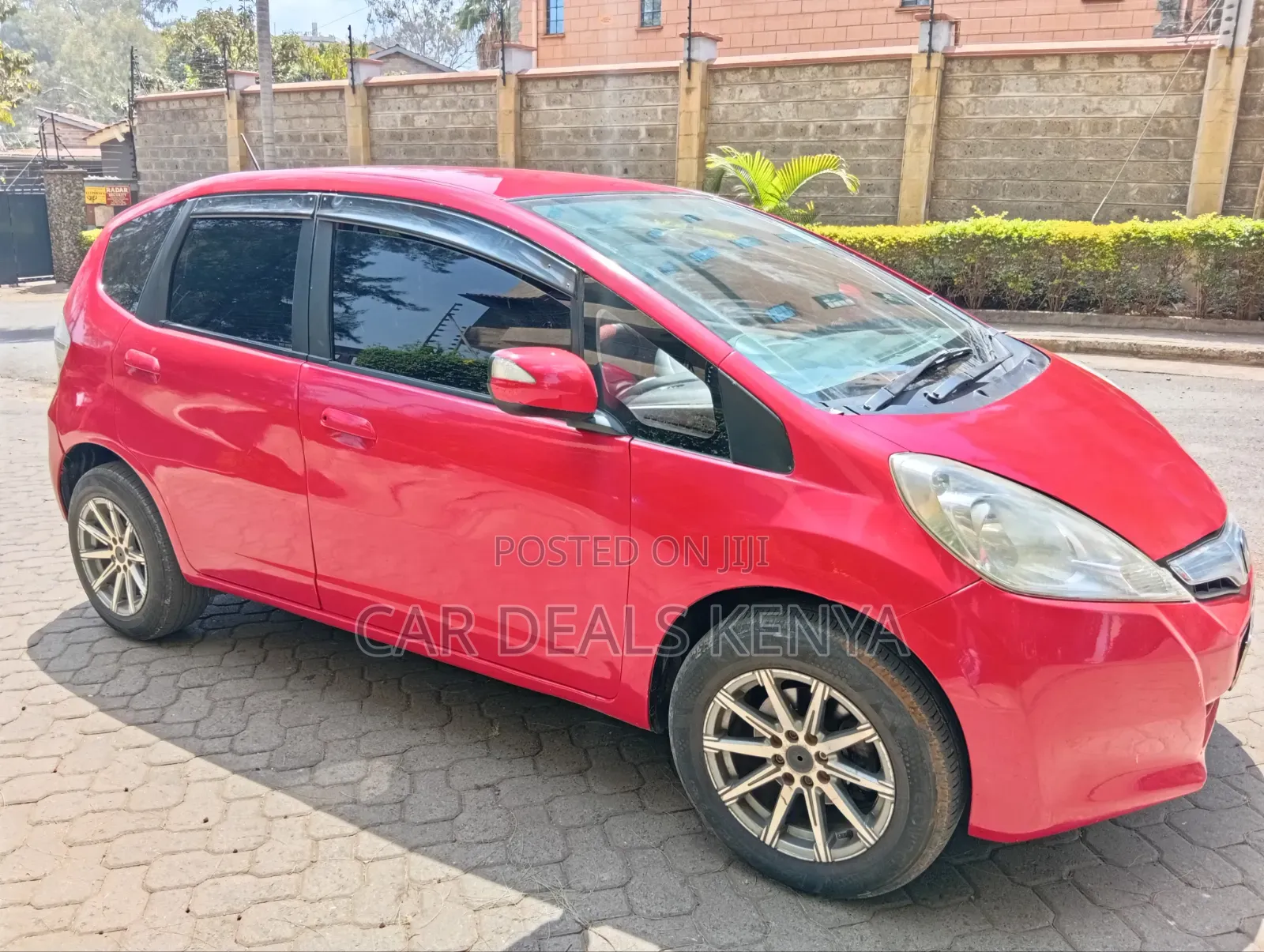 Honda Fit Automatic 2012 Red