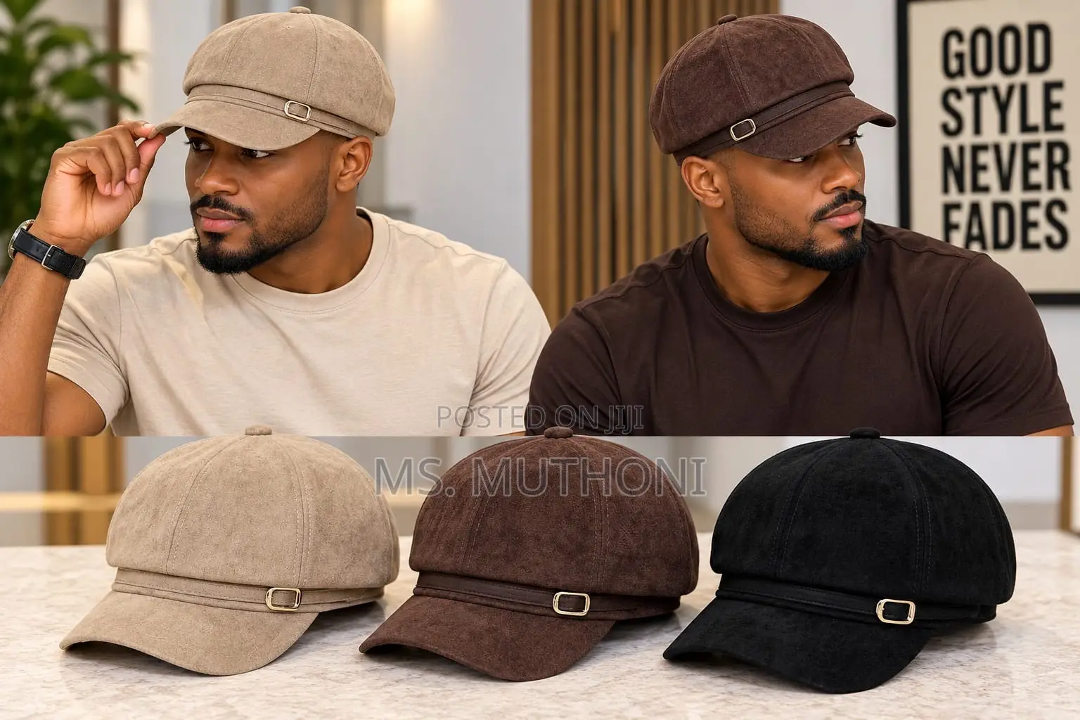 Unisex Classsic Boater Hat Caps