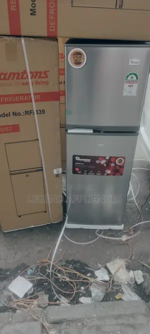 Ramtons 138L Double Door Fridge 3Star Energy Saving