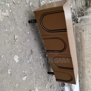 Sleek 5 Feet Brown Wooden TV Stand