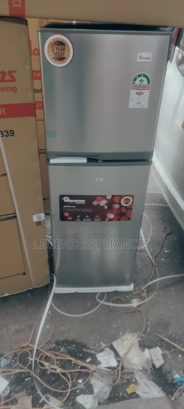 Ramtons RF/339 138L Double Door Refrigerator
