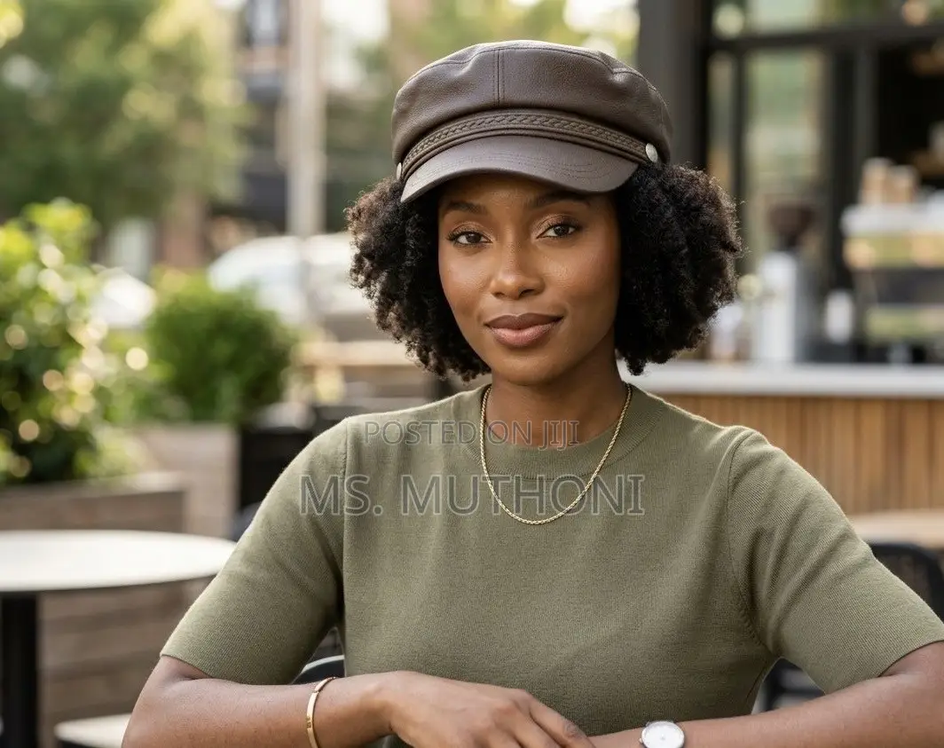 Unisex Leather Fiddler Cap
