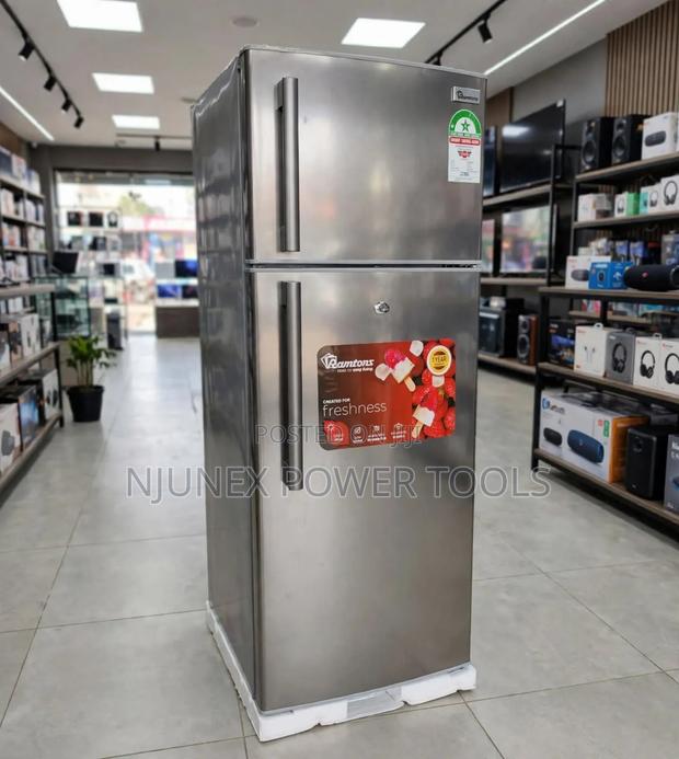 Silver Ramtons 2 Door Refrigerator (213L) - main view