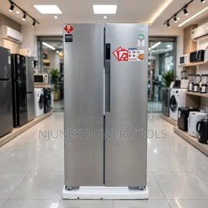 Silver Ramtons Side by Side Fridge No Frost 430litres RF319