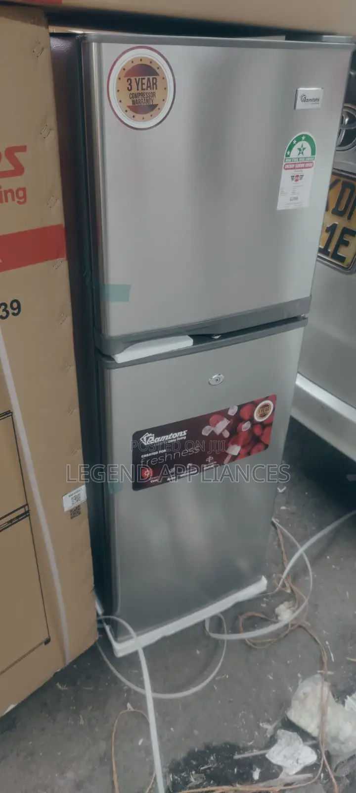 Ramtons Fridge,138 Litres,Silver