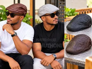 Classic Soft Leather Gatsby Hat