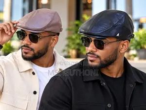 Classic Soft Leather Gatsby Hat