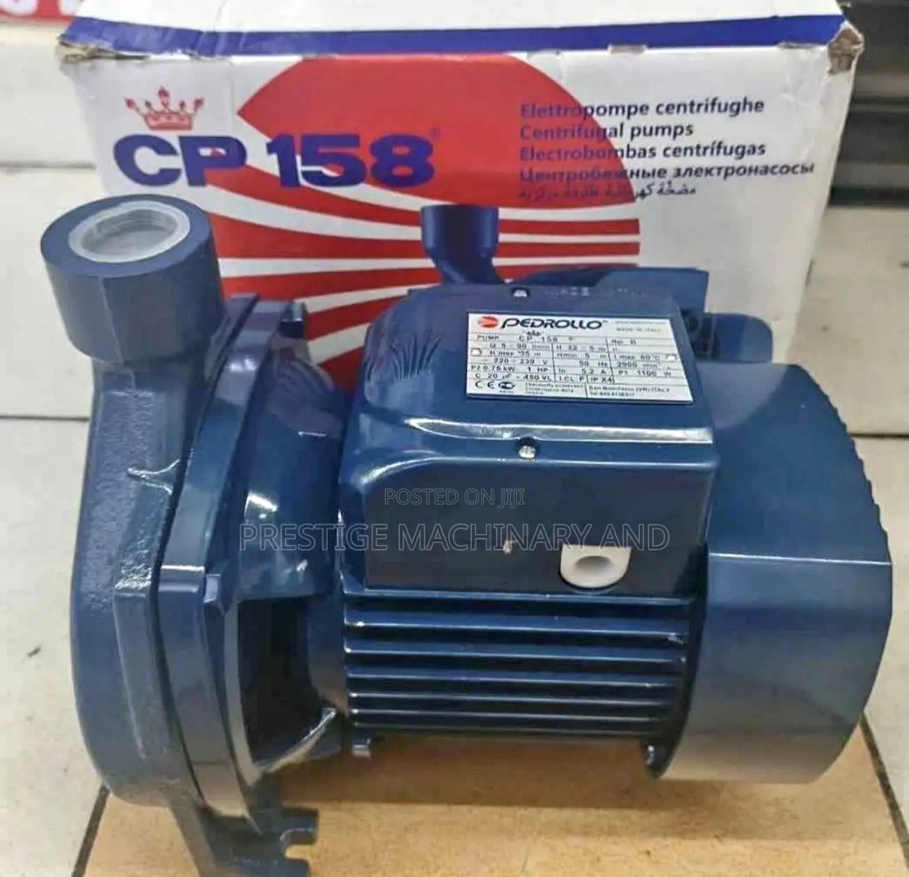Pedrollo Water Pump 1hp > Heavy Duty