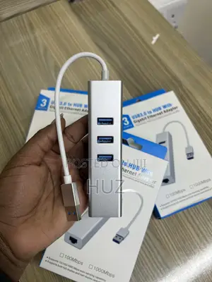 3 Ports USB 3.0 Hub With Ethernet Port