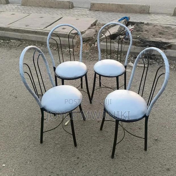 Simple Classy Restaurant Chairs, Silver - main view