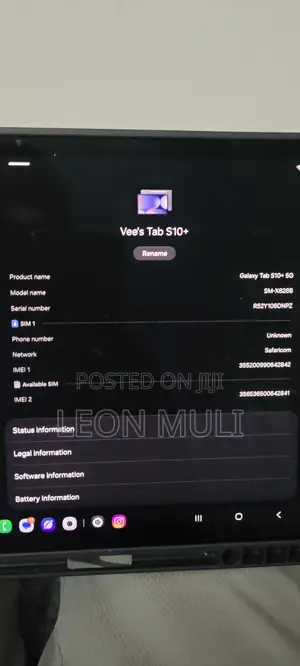 Samsung Galaxy Tab S10+ 5G 256 GB Gray